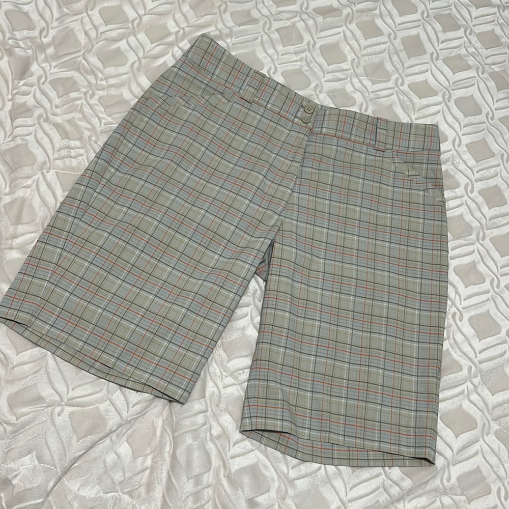 Nike Plaid Golf Shorts